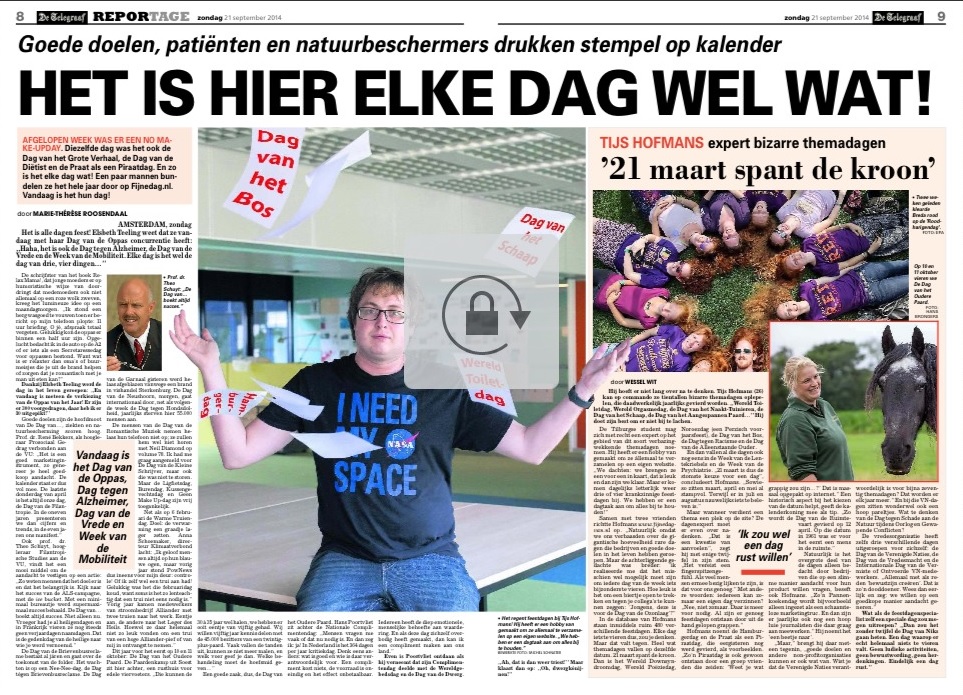 FijneDagVan in De Telegraaf